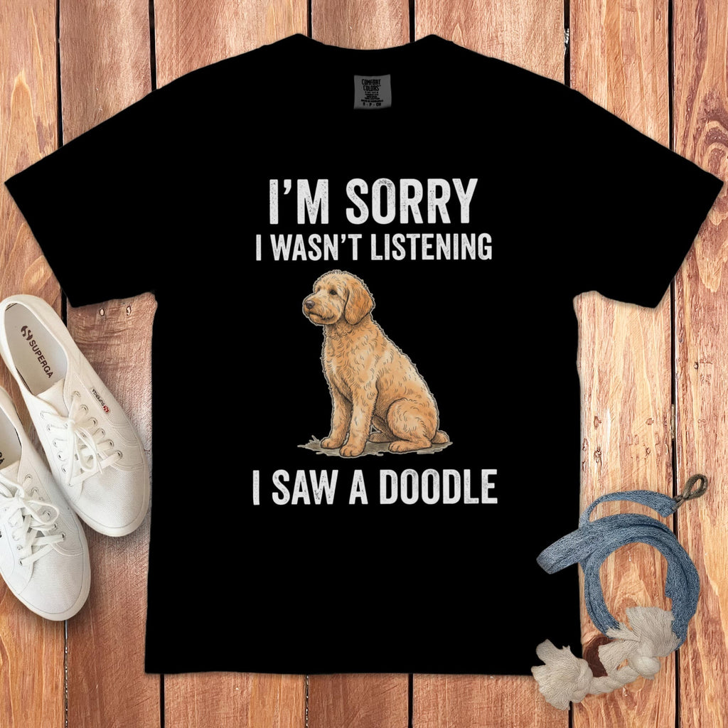 Wasn't Listening Signature T-Shirt in Black / S by Puppy Jo
