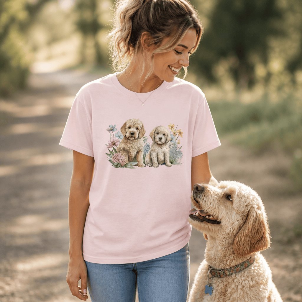 Watercolor Doodle T-Shirt in by Puppy Jo