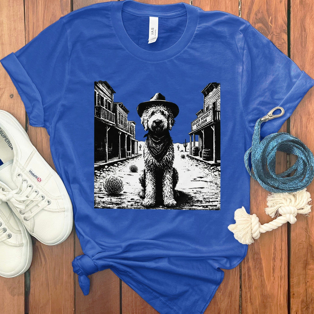 Western Country Doodle T-Shirt in True Royal / S by Puppy Jo