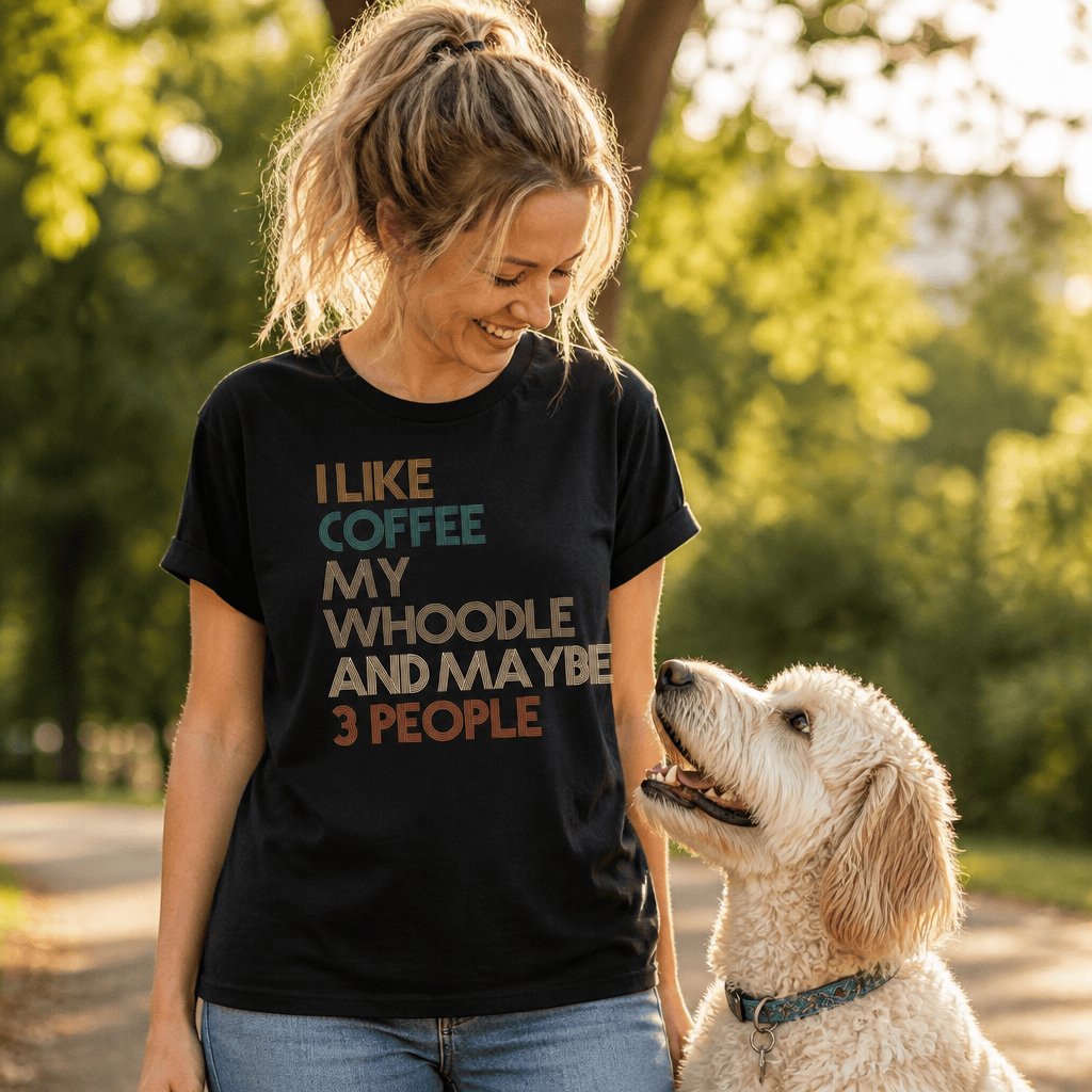 Whoodle Three People T-Shirt in by Puppy Jo