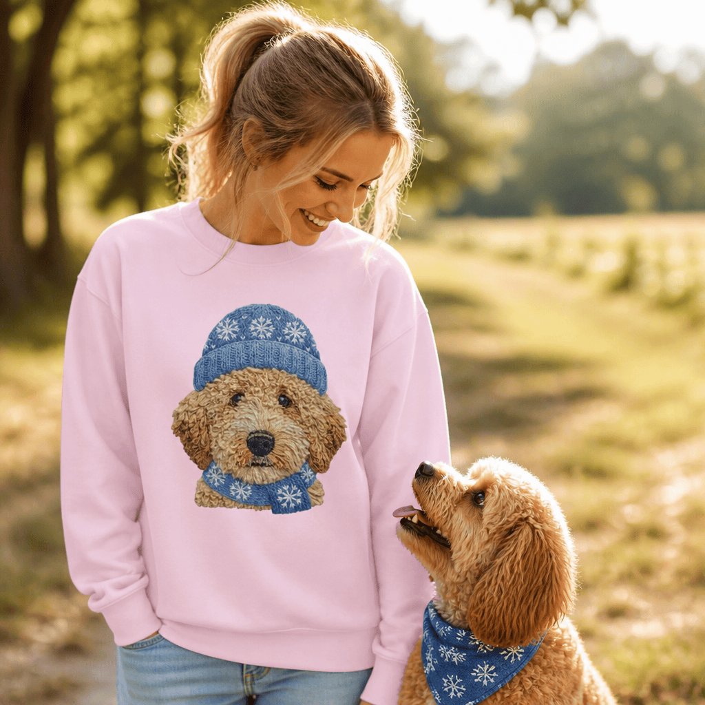 Winter Vibes Cavapoo Sweatshirt in by Puppy Jo