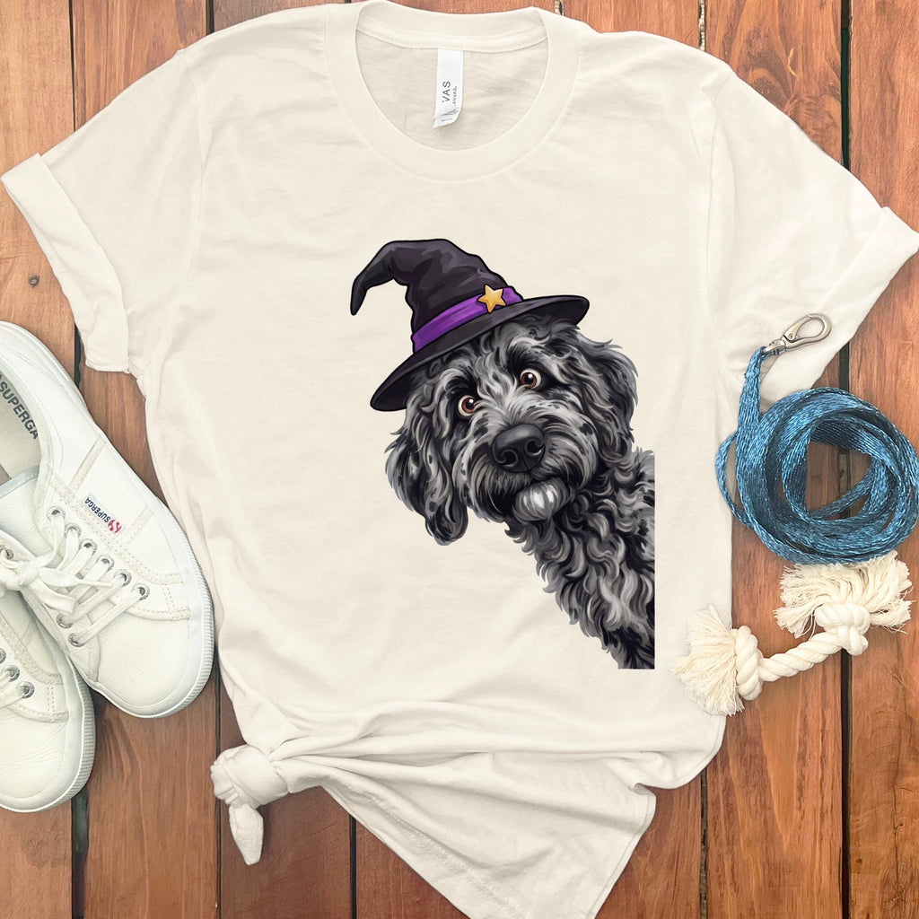 Witchy Merle Goldendoodle T-Shirt in Natural / M by Puppy Jo