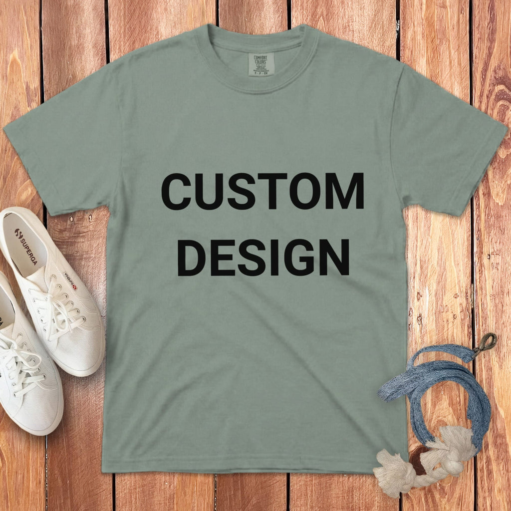Your Ideas - One of a Kind Design - Custom Signature T-Shirt in Bay / S by Puppy Jo