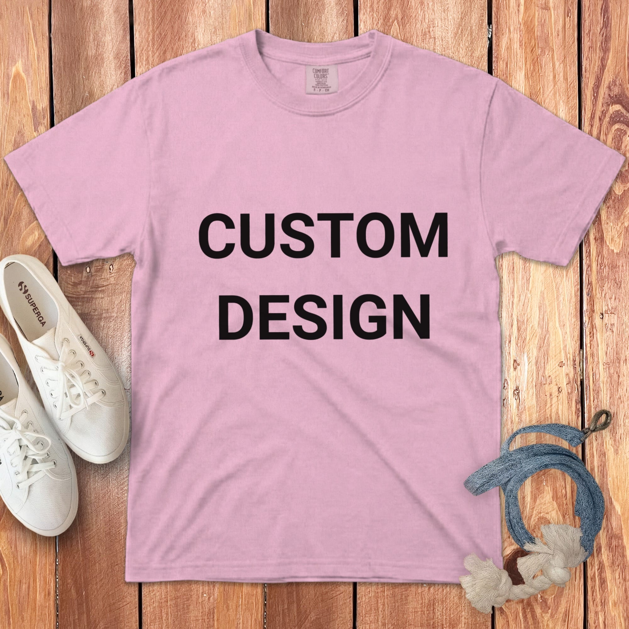 Your Ideas - One of a Kind Design - Custom Signature T-Shirt in Blossom / S by Puppy Jo