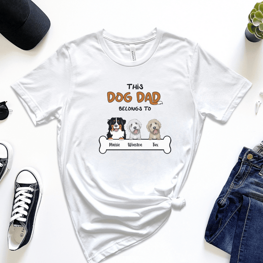 Custom Dog Dad Shirt - PuppyJo