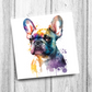 French Bulldog Glass Coaster - PuppyJo Coaster